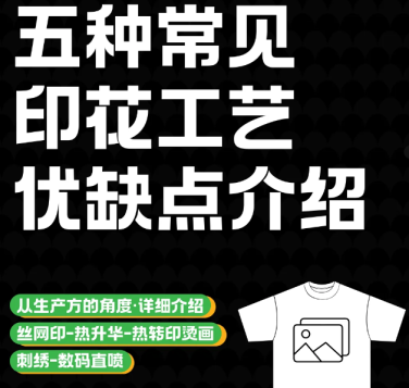 團體服定制怎么選印花工藝？5大主流工藝優(yōu)缺點全解析